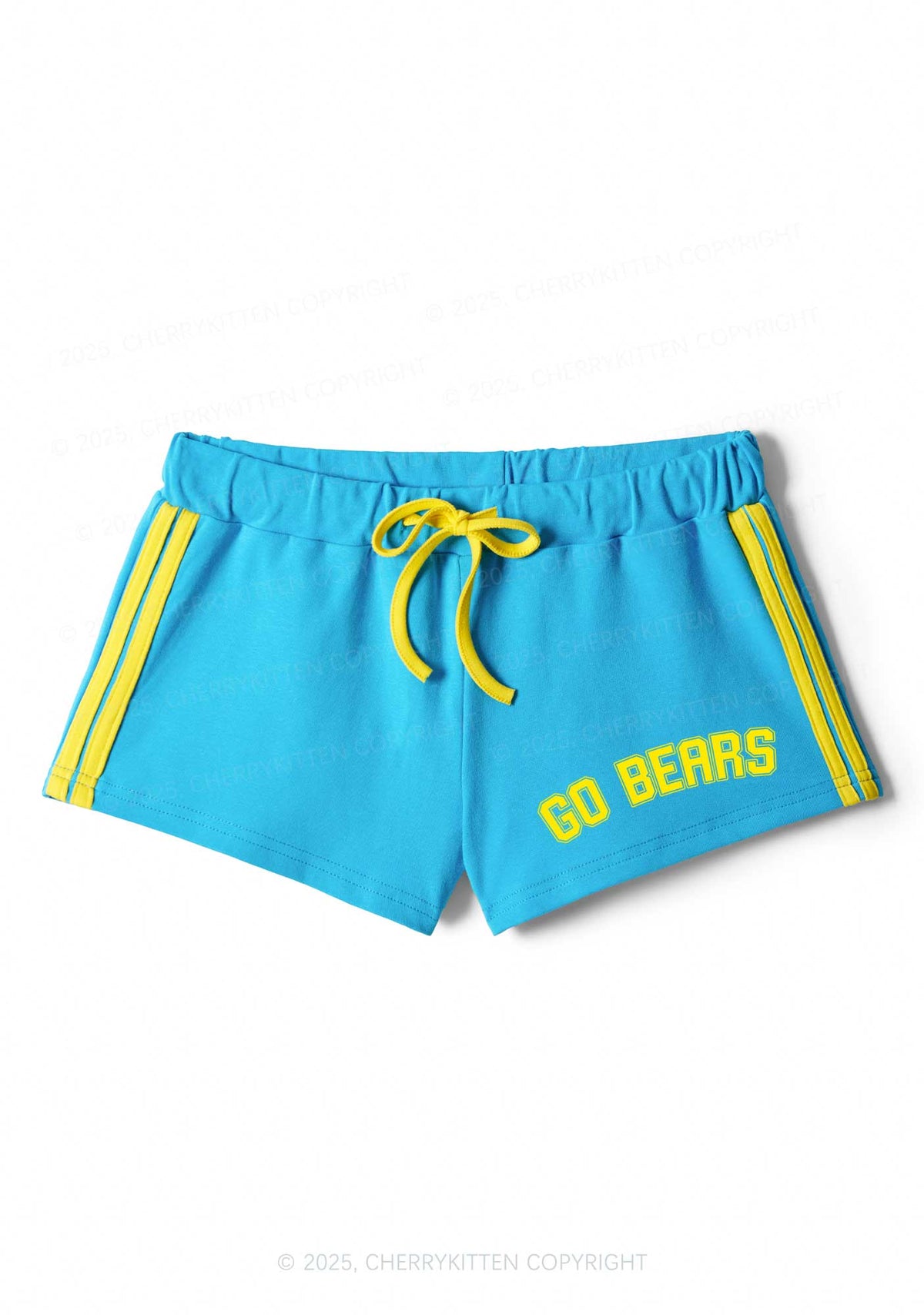Custom Slogan Y2K Drawstring Mini Shorts Cherrykitten