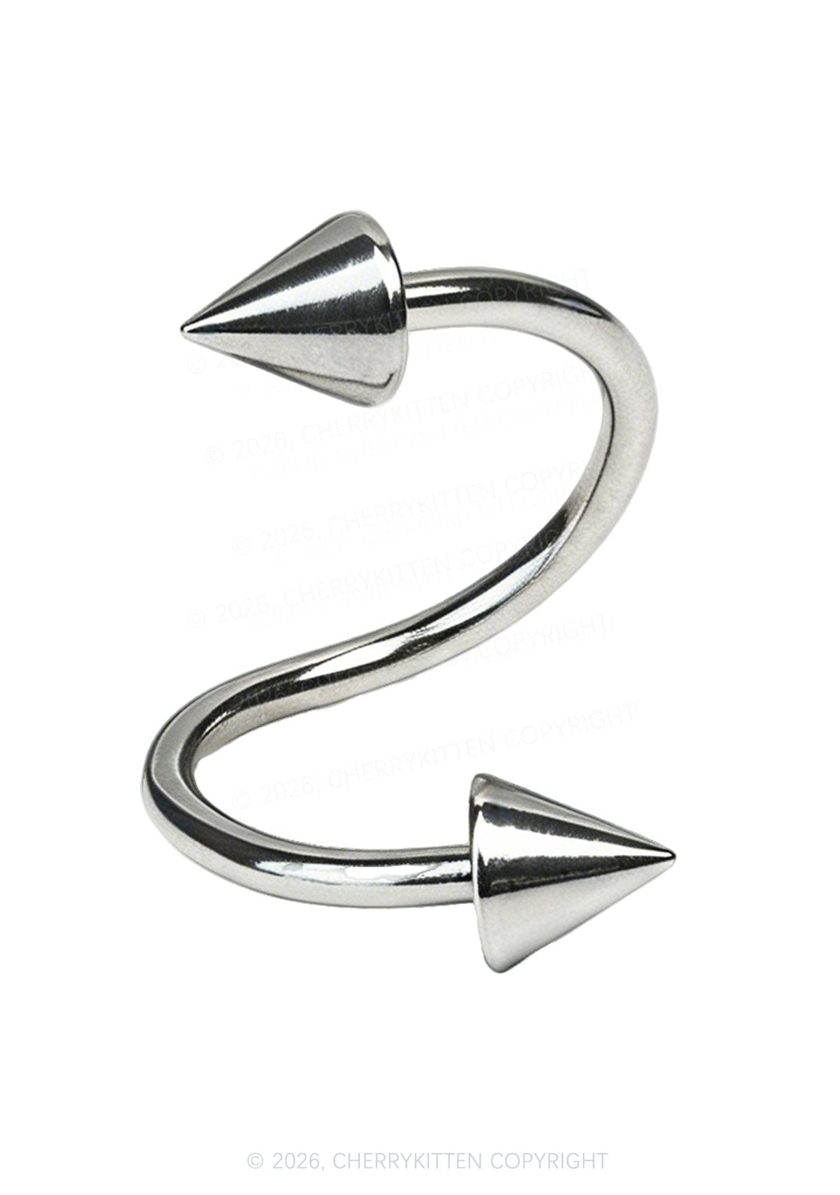 1pc S Shape Lip Ring Y2K Piercing Cherrykitten