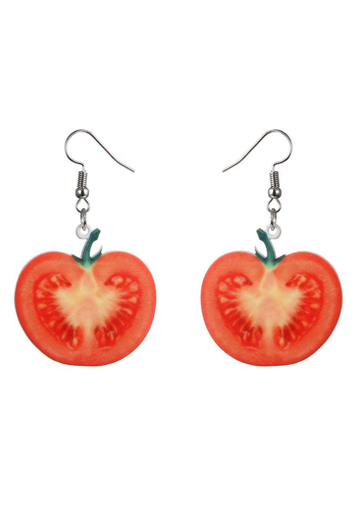 Acrylic Tomato Y2K Earrings Cherrykitten