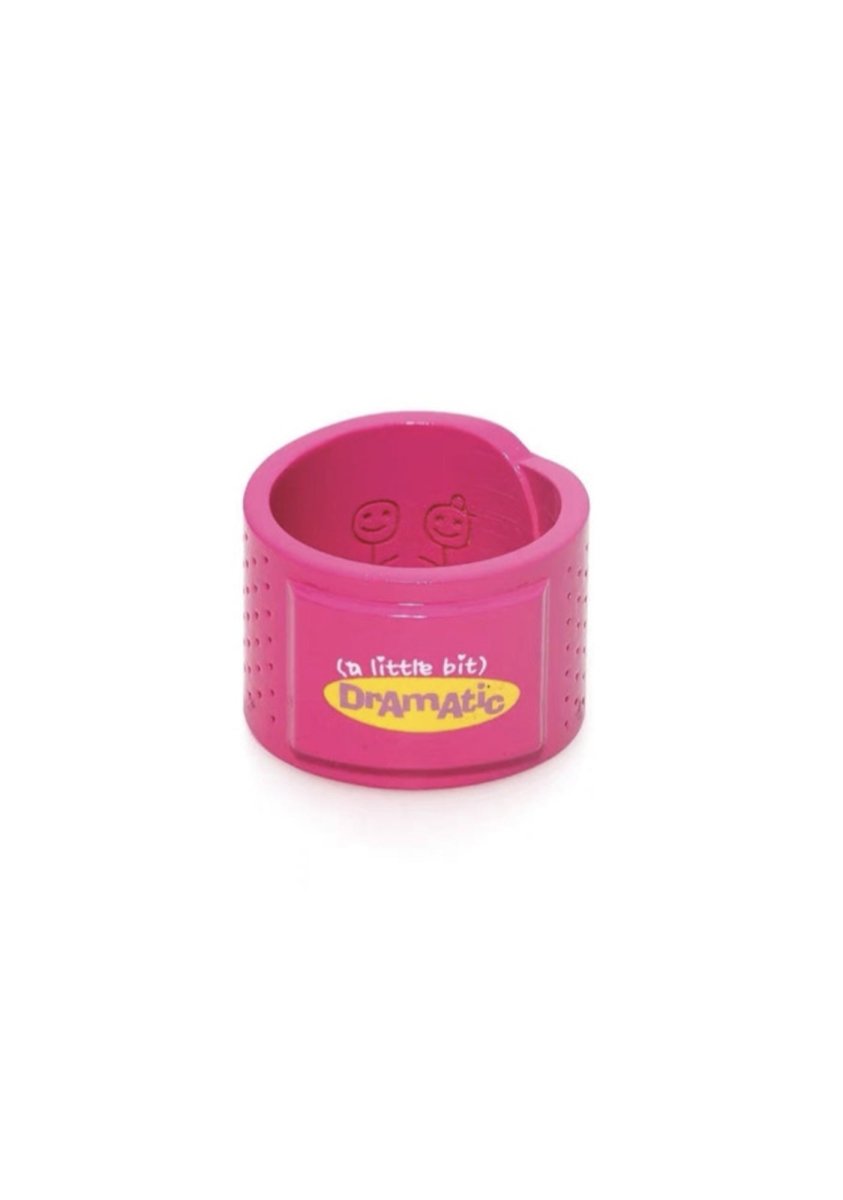 A Little Bit Dramatic Band Aid Wide Y2K Rings