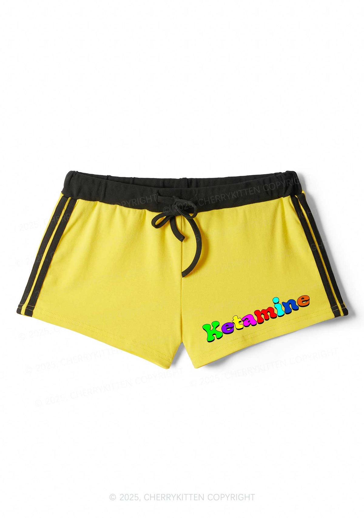 Candy K Y2K Drawstring Mini Shorts Cherrykitten