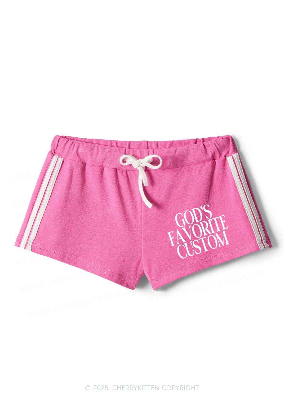 Custom Gods Favorite Y2K Drawstring Mini Shorts Cherrykitten