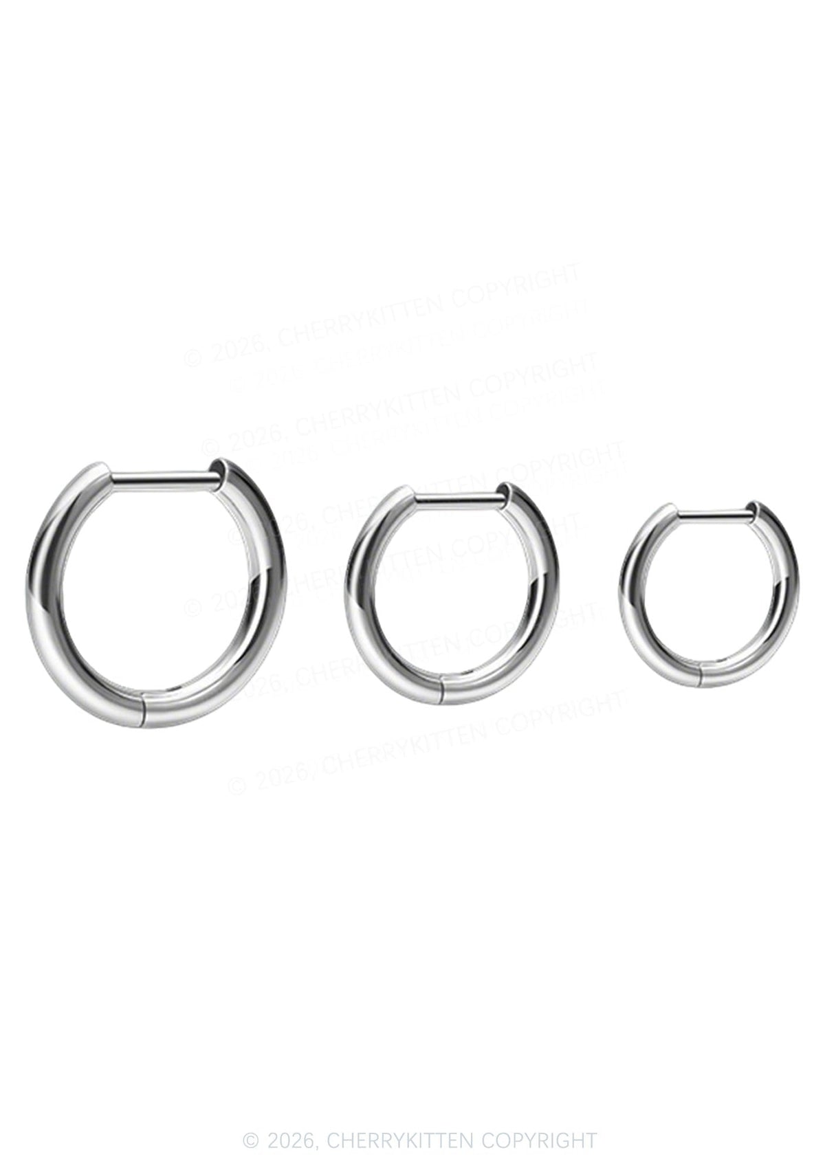 1pc Titanium Nose Ring Y2K Piercing Cherrykitten