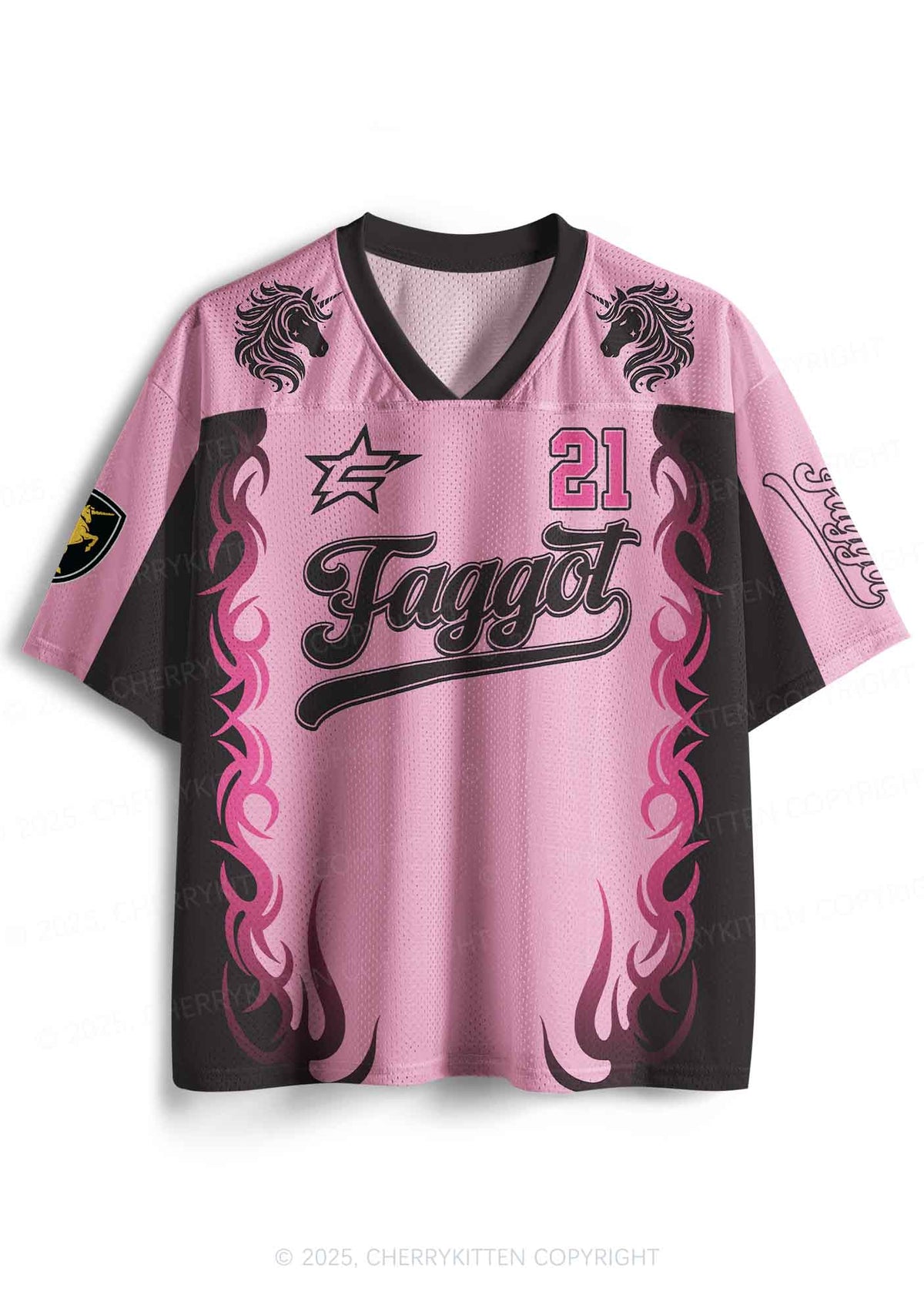 Custom Unicorn Faggot Pride Y2K Sport Jersey Shirts Cherrykitten