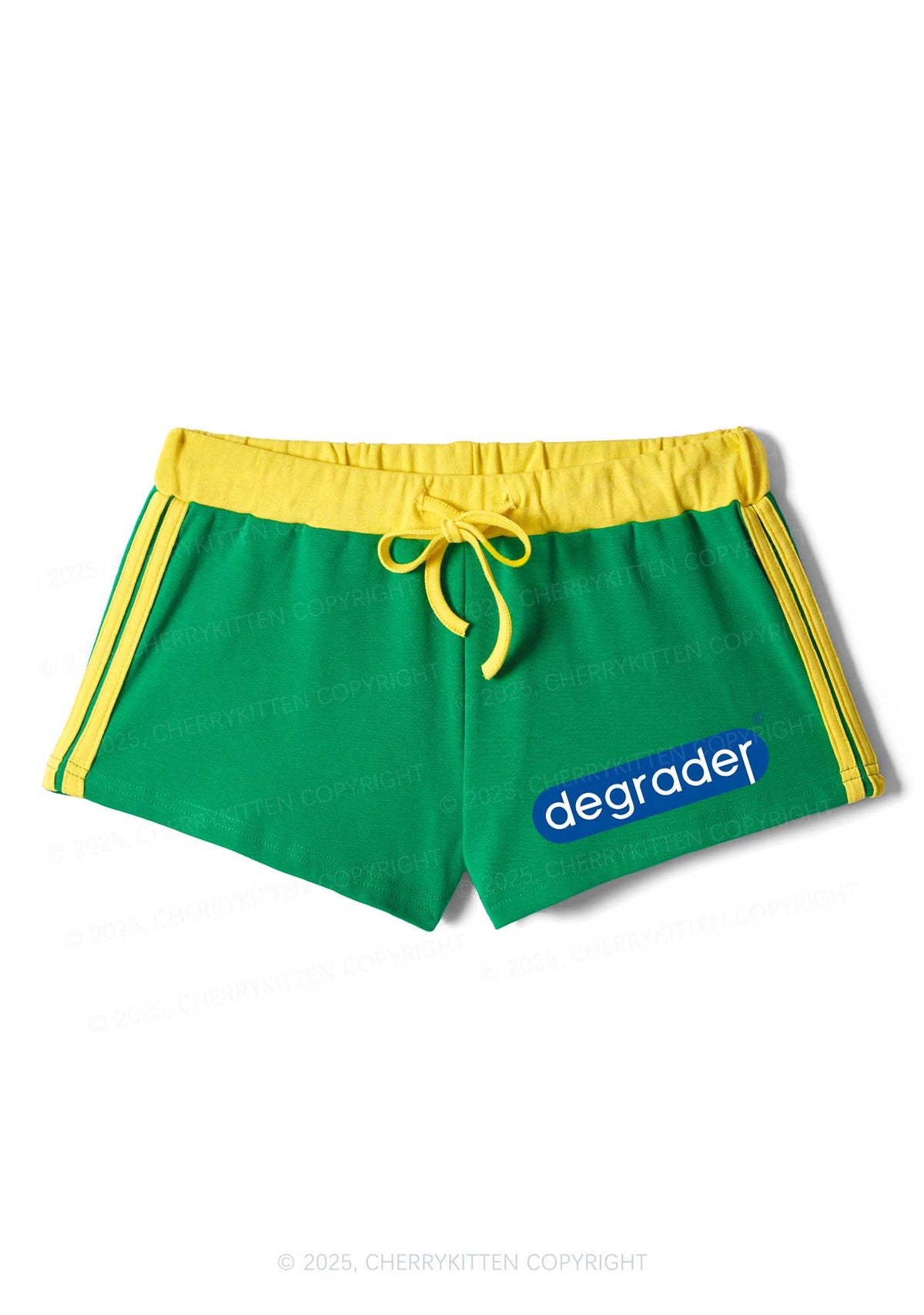 Degrader Y2K Drawstring Mini Shorts Cherrykitten