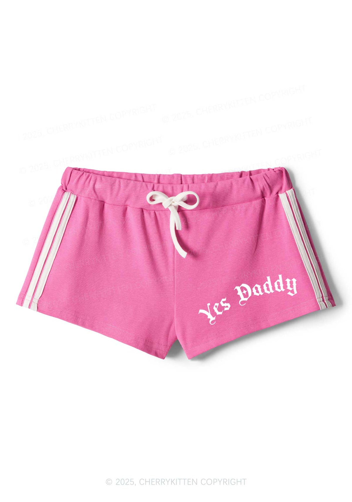 Yes Daddy Goth Y2K Drawstring Mini Shorts Cherrykitten