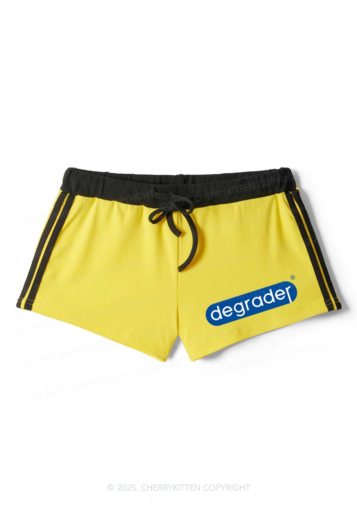 Degrader Y2K Drawstring Mini Shorts Cherrykitten