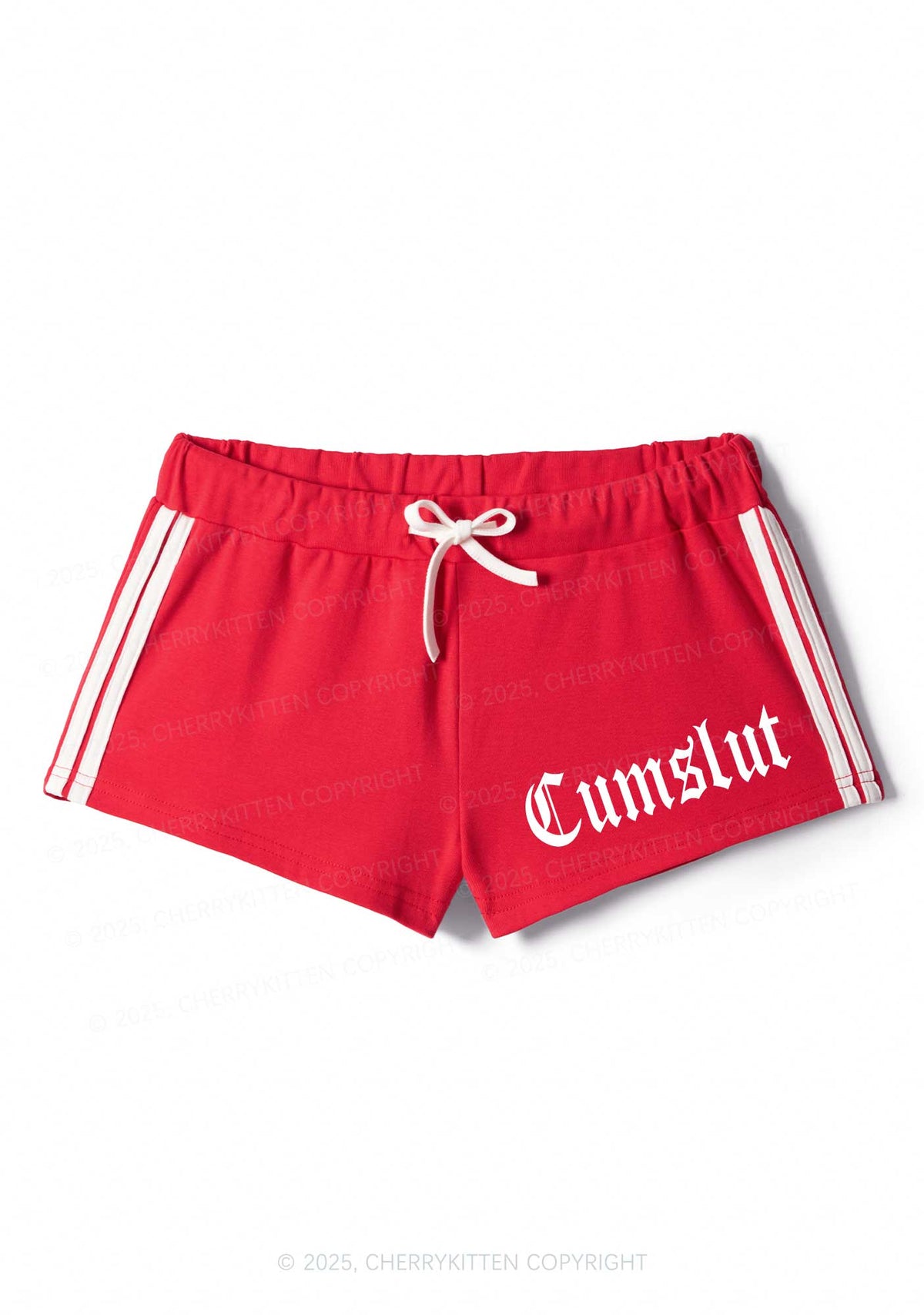 Goth Cxmslxt Y2K Drawstring Mini Shorts Cherrykitten