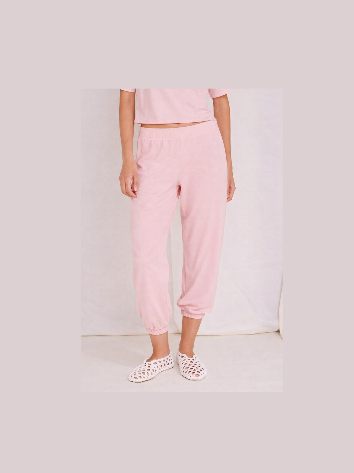 Ravi Jogger Elastic Pant - Pink