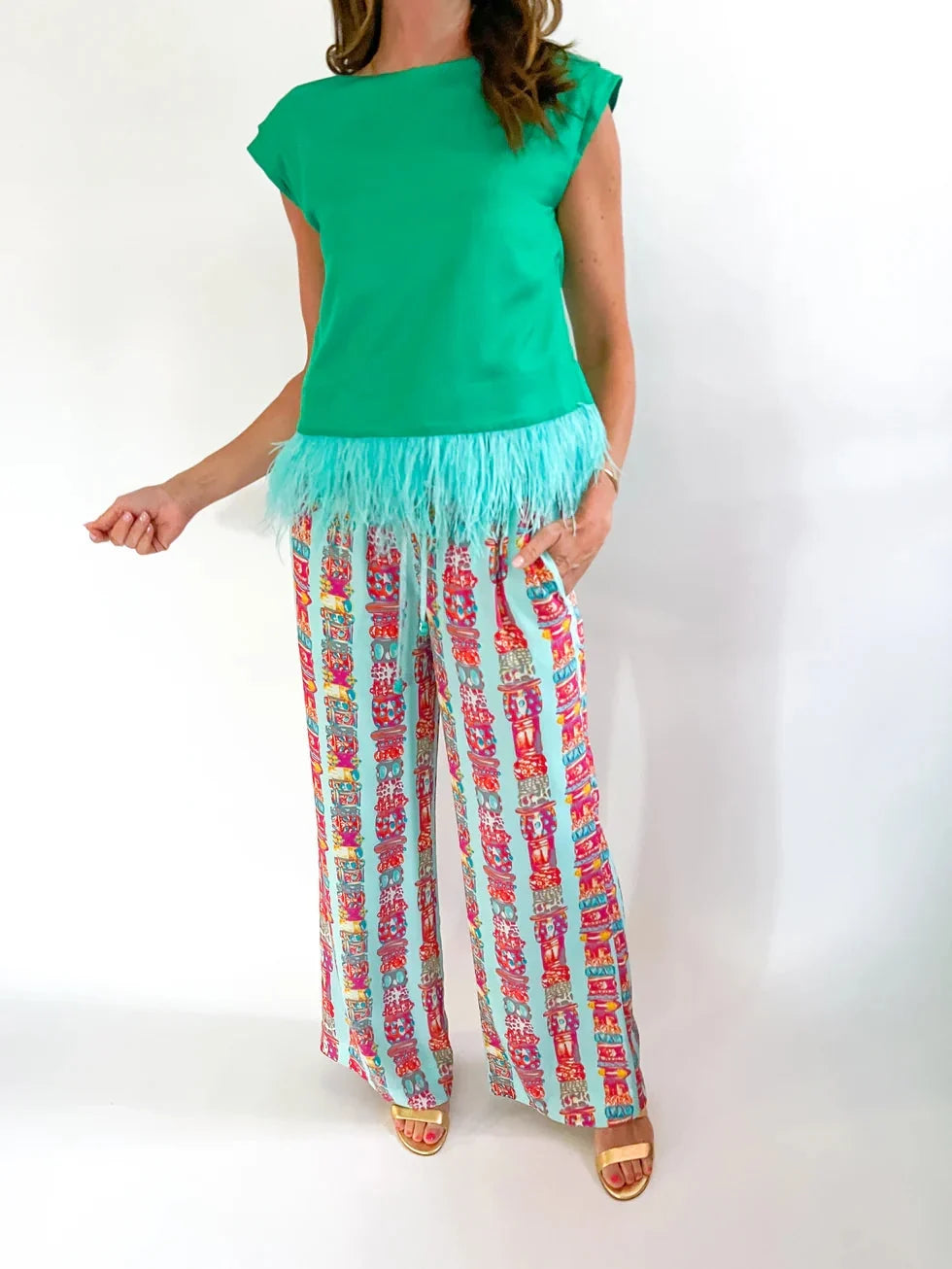 Slumber Pant- Iconic Iris